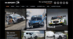 Desktop Screenshot of m-sport.co.uk